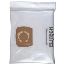 Мешки синтетические для пылесоса Elitech 10 л, 5 шт.