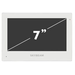 Видеодомофон Skybeam 7" с сенсорными кнопками Wi-Fi цвет белый