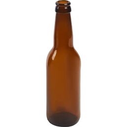Бутылка "Beer" 330 мл стекло коричневый