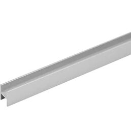 Планка соединительная Н-образная 60x0.9 см для столешницы 4 мм цвет алюминий