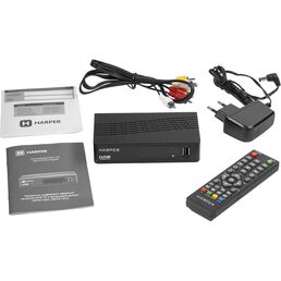 Телевизионный ресивер HDT2-1202 DVB-T2 Harper H00001104