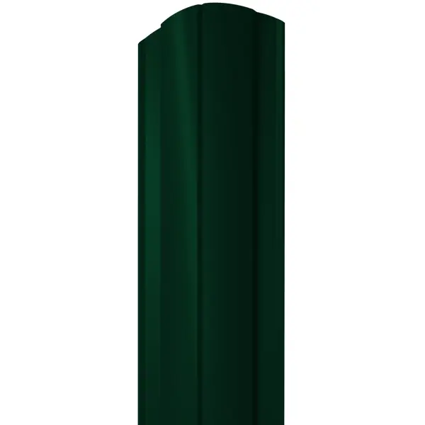 Штакетник круглый 2 м зеленый 6005