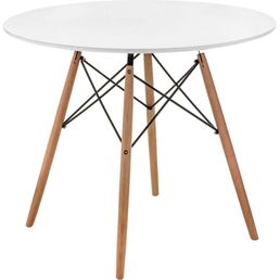 Деревянный стол Table 80 white / wood Woodville 15363