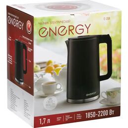 Электрический чайник Energy E-208 1.7 л пластик цвет черный