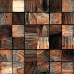 Деревянная мозаика Клиган 50x50 мм 300x300 мм