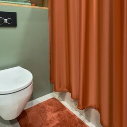Штора для ванной Moroshka Barentsevo More 978-301-02 180x180 см цвет оранжевый