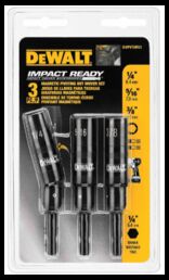 DEWALT DWPVTDRV3 Трехкомпонентные ударопрочные поворотные гайковерты, 1/4, 3/8 и 5/16 дюйма