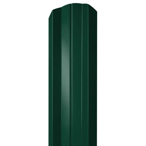 Штакетник М 0,45 PE-Double 8017 фигурный 1.5м зеленый