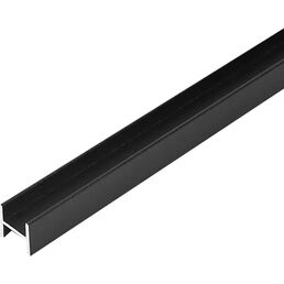 Планка соединительная Н-образная 60x0.9 см для стеновой панели 6 мм цвет черный