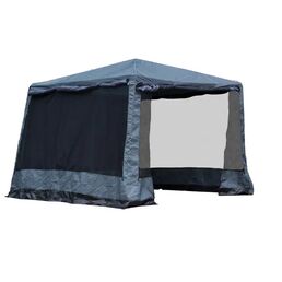 Палатка-шатер In Terrasa складная 3.2x3.2x2.45 м сталь сине-зеленый