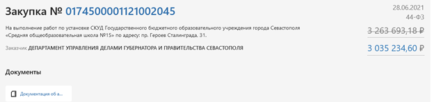 победитель закупки