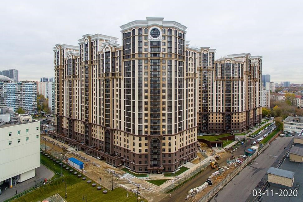 жилой комплекс «Династия» в Москве, на Хорошевском шоссе