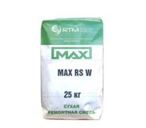 MAX RS WS (МАХ-RS-W)  cмесь ремонтная зимняя безусадочная быстротвердеющая литьевая, Геннадий 7-░░░-░░░░░░9 Москва