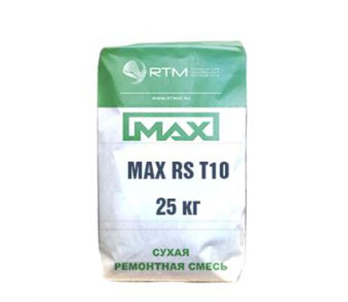 Смесь ремонтная MAX-RS-T10 безусадочная быстротвердеющая тиксотропная, Геннадий 7916░░░░░░░ Москва
