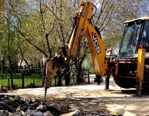 Услуги гидромолота на базе погрузчика JCB с оператором, Аренда Спецтехники 24/7 7912░░░░░░░ Свердловская область