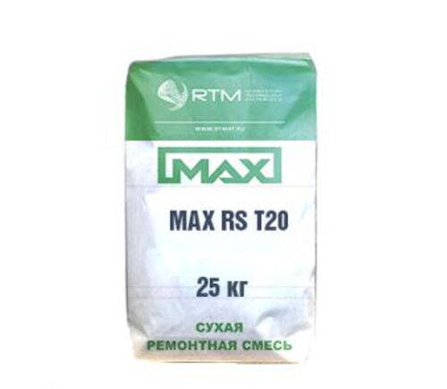 Смесь ремонтная MAX RS T20 безусадочная быстротвердеющая тиксотропная, Геннадий 7-░░░-░░░░░░9 Москва