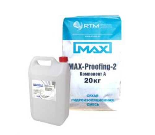 MAX-Proofing-02 эластичная двухкомпонентная гидроизоляция, Геннадий 7-░░░-░░░░░░9 Москва