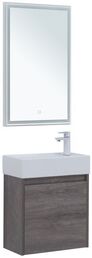 Комплект мебели Aquanet Nova Lite 50 см подвесной (тумба с раковиной и зеркалом)