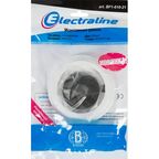 Рамка для розеток и выключателей Electraline 1 пост цвет белый