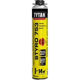 Всесезонная пено-клей для теплоизоляции TYTAN PROFESSIONAL PROFESSIONAL STYRO 753 Профи 16048 274823