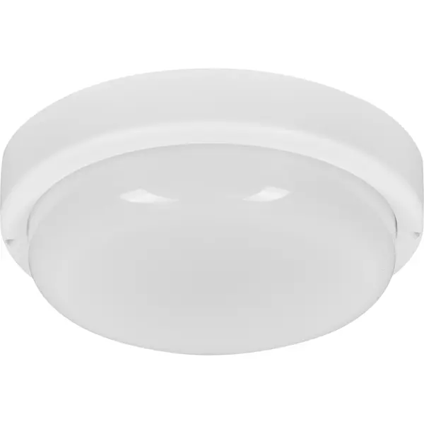 Светильник ЖКХ светодиодный Wolta LCL04-20W-R21-4K-SM 20 Вт IP65 с датчиком движения круг цвет белый