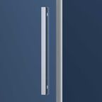 Душевая дверь в нишу Vincea Soft 130х195 VDS-3SO130CLB стекло прозрачное, профиль черный