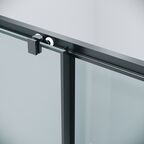 Душевой уголок Grossman Cosmo 110x90 120.K33.02.1190.21.00 без поддона, стекло прозрачное, профиль черный матовый