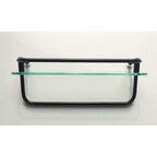 Душевая кабина Frank 100x100 F400/1 М Black без крыши, стекло матовое, профиль черный