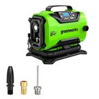 Компрессор автомобильный Greenworks 24V/12V, без АКБ и ЗУ (3400807)