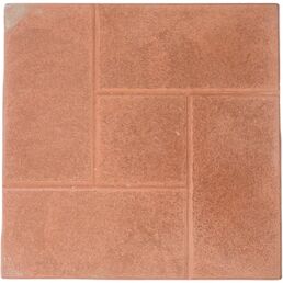 Плитка тротуарная Калифорния 30x300x300 мм красный