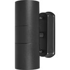 Светильник уличный настенный KREAFORTA Vargato под лампу GU10 2x35 Вт IP44 цвет черный