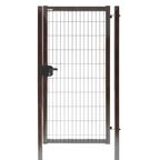 Калитка из сварной сетки Grand Line RAL 8017 Medium 2.03x1 м коричневая