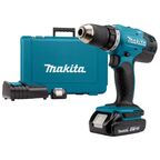 Дрель-шуруповерт аккумуляторная Makita DDF453SYE, 18 В Li-Ion 2x1.5 Ач