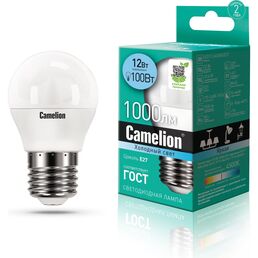 Светодиодная лампа Camelion LED12-G45/845/E27 13696