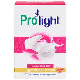 Мыло туалетное PROLIGHT С увлажняющим кремом, 80 гр.