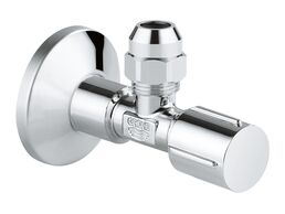 Угловой вентиль GROHE 1/2″-3/8″ для подключения смесителей, хром (22039000)