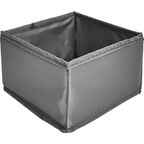 Набор коробок без крышки 31x31/15x31/15x15 см полиэстер цвет серый 4 шт