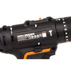 Дрель-шуруповерт аккумуляторная ударная Worx WT375, 20 В Li-ion 2x2 Ач