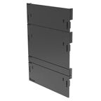 Заглушка торцевая 200x140x160 мм цвет черный