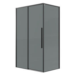 Душевой уголок Grossman Galaxy 100x70 120.K33.01.1070.21.10 без поддона, стекло тонированное, профиль черный матовый