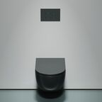Унитаз подвесной Ceramica Nova Modena CN6063MDH безободковый, с сиденьем микролифт, темный антрацит матовый