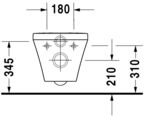 Подвесной унитаз Duravit DuraStyle Rimless 2551090000 + сиденье SoftClose 0063790000
