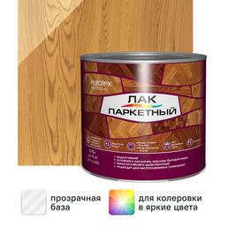 Лак паркетный алкид-уретановый Eurotex Exclusive полуматовый бесцветный 0.75 л