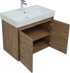 Комплект мебели Aquanet Nova Lite 76 см подвесной (тумба с раковиной и зеркалом)
