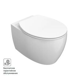 Унитаз подвесной Sensea Titane безободковый с сиденьем микролифт