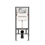 Инсталляция для унитаза Ceramica Nova Balance CN121001CH с кнопкой хром глянцевый