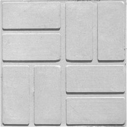 Плитка тротуарная полимерпесчаная 250x250x20 мм цвет серый
