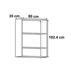 Каркас навесной Delinia ID 80x102.4x35 см ЛДСП цвет белый