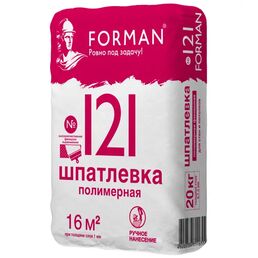Шпатлевка полимерная финишная Forman №121 20 кг