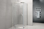 Душевой уголок Royal Bath 100х100 RB HPVD-T-CH стекло прозрачное, профиль хром
